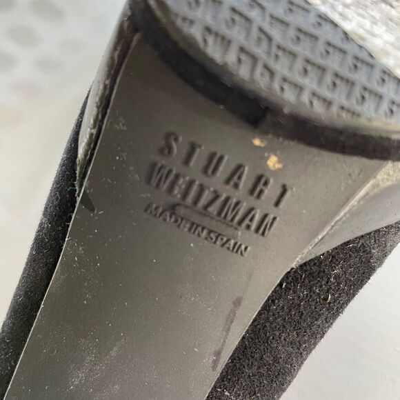 Stuart Weitzman Platform High Heeled Booties - Picture 8 of 9